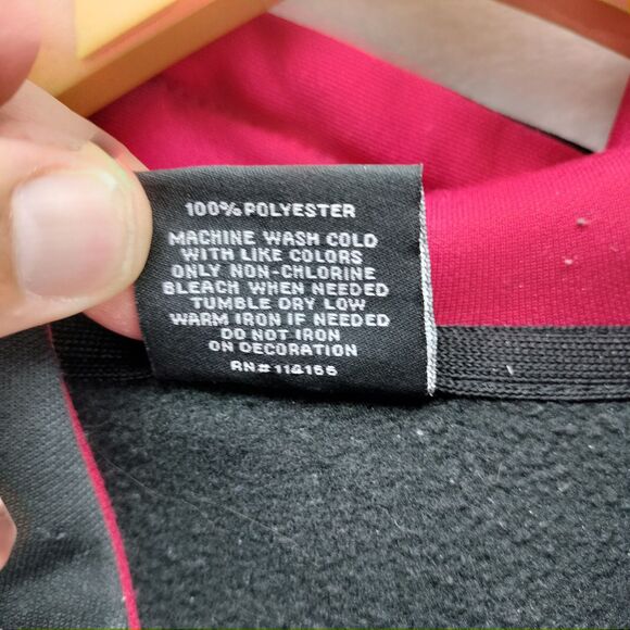 Alabama Crimson Tide Hoodie Men L Black Spellout Performance Colosseum Sweatshir - Picture 13 of 13